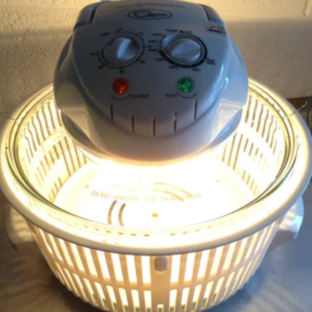 Another halogen oven for powder coating with