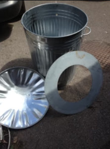 Easy Coat used with Halogen Heater & Dustbin!