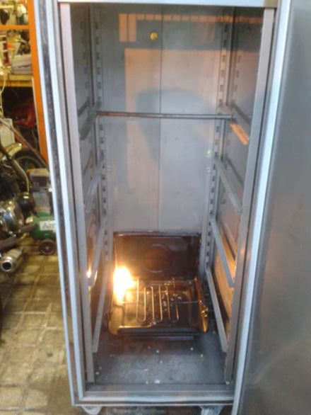 New Easy Coat Powder Coating System and oven setup