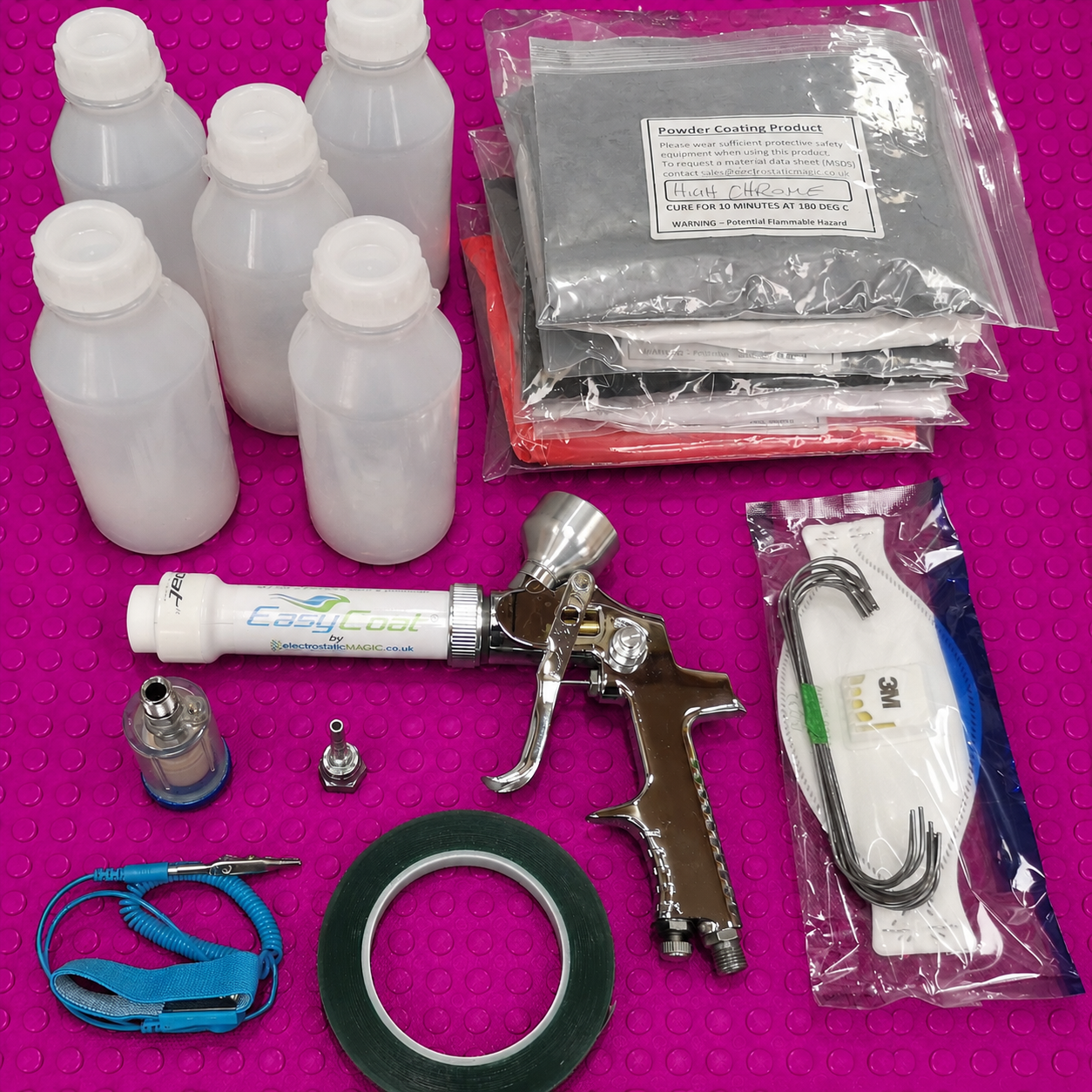Complete DIY Powder Coating Kit — electrostaticMAGIC