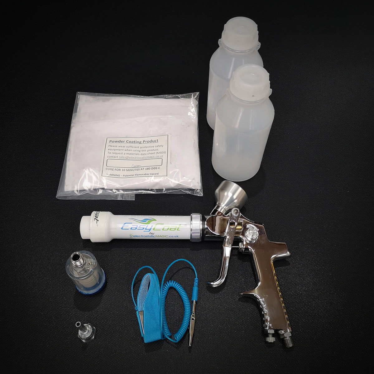 Easy Coat DIY Powder Coating System and Powder — electrostaticMAGIC