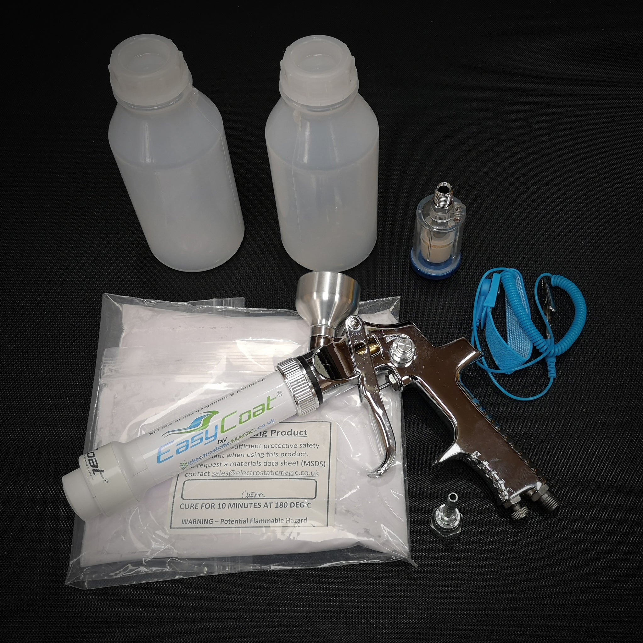 Easy Coat DIY Powder Coating System and Powder — electrostaticMAGIC